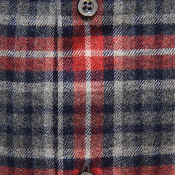 L1061 CAMICIA UOMO BORDONI MORGANA FLANEL MAN SHIRT