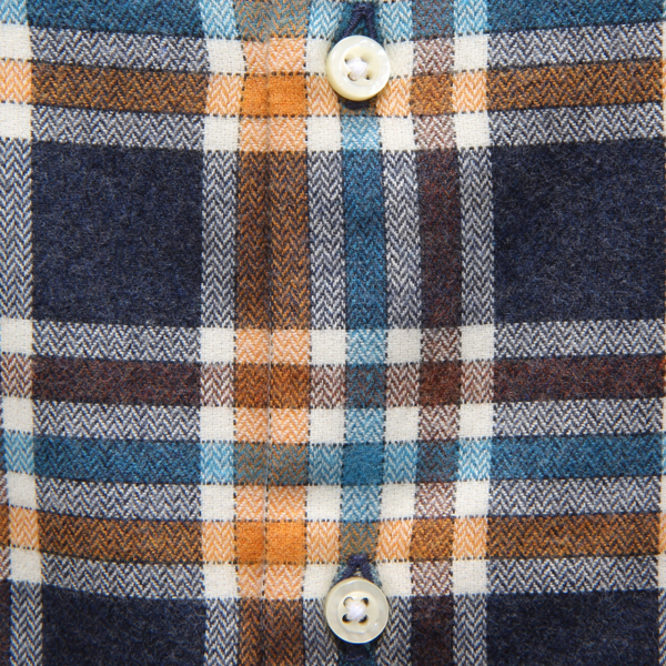 L1078 CAMICIA FLANELLA UOMO BORDONI MORGANA MAN FLANNEL SHIRT