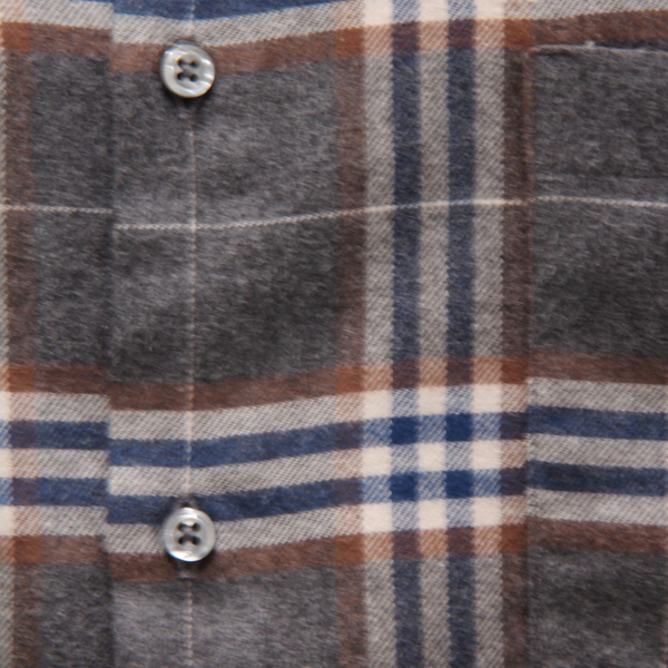 L1284 camicia flanella uomo BOORDONI MORGANA FLANEL man shirt
