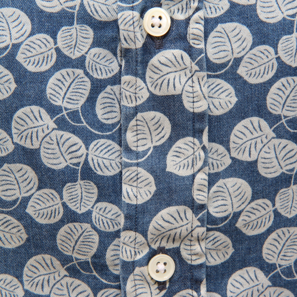 L1569 CAMICIA UOMO ALTEA INDACO MAN SHIRT