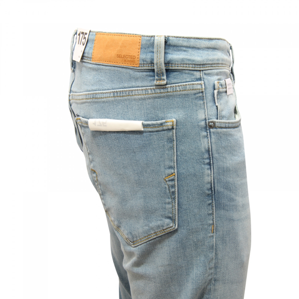 L1737 JEANS UOMO SELECTED SLIM LEON MAN TROUSERS