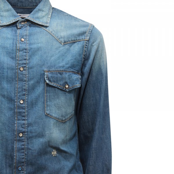 L1853 CAMICIA UOMO JACOB COHEN MAN DENIM SHIRT