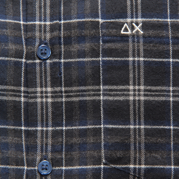 L1858 CAMICIA FLANELLA UOMO SUN 68 MAN FLANNEL SHIRT