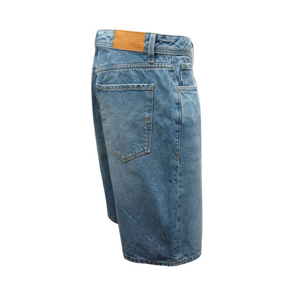 L2043 BERMUDA UOMO SELECTED LOOSE MAN DENIM SHORTS