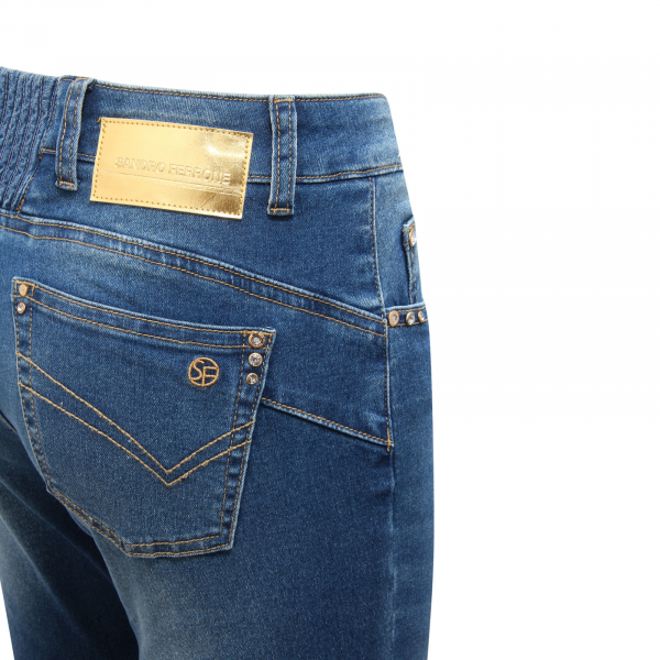 L2056 JEANS DONNA SANDRO FERRONE PAOLA WOMAN TROUSERS