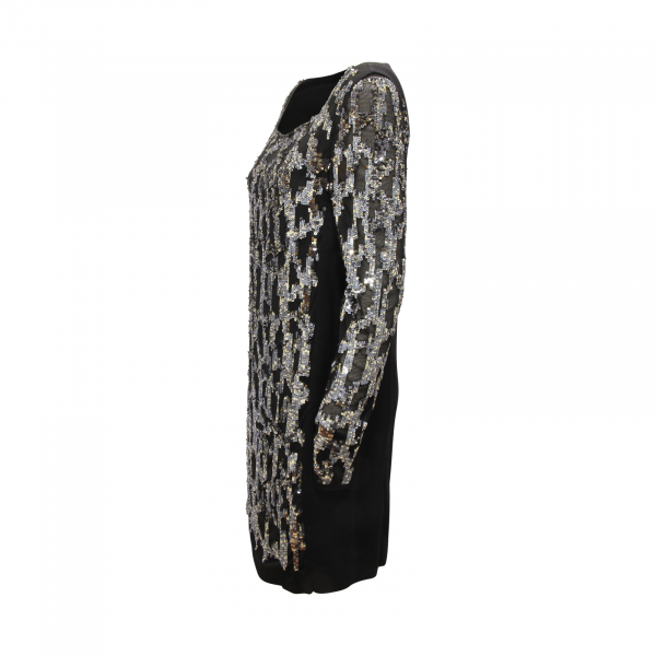 L2066 ABITO DONNA PATRIZIA PEPE WOMAN PAILLETTES DRESS