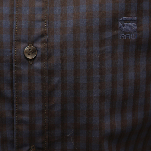 L2407 CAMICIA UOMO G-STAR RAW MAN SHIRT BLUE/BLACK