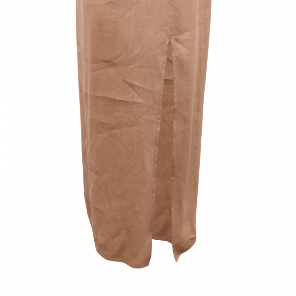 L2811 ABITO DONNA MARELLA MONOCHROME WOMAN LINEN BLEND DRESS