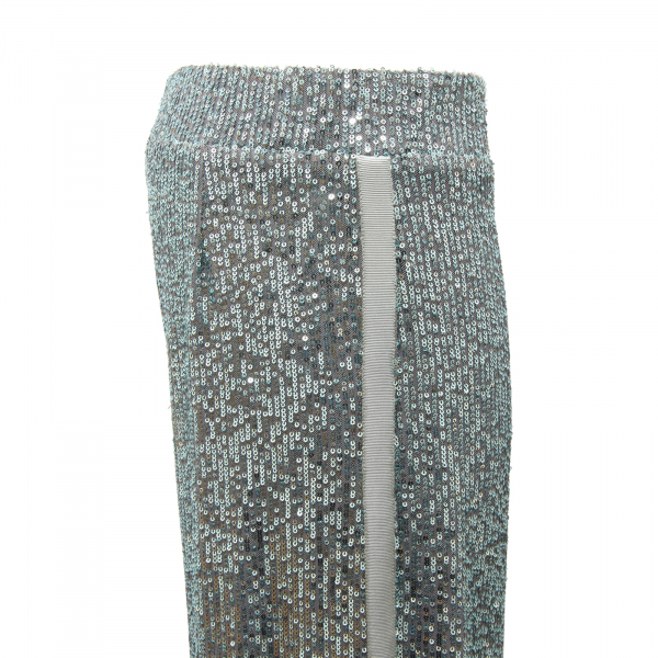 L2967 PANTALONE DONNA VISCONF WOMAN PAILLETTES TROUSERS