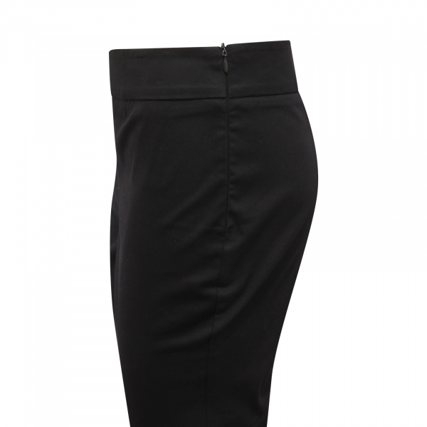 L3052 PANTALONE DONNA SANDRO FERRONE WOMAN COTTON TROUSERS BLACK