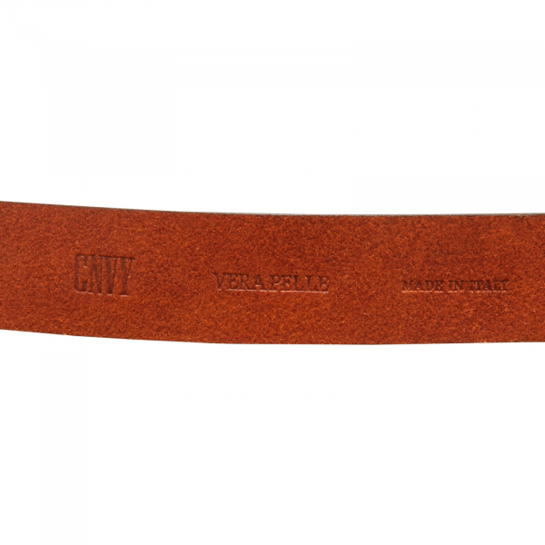 L3936 CINTURA UOMO NO BRAND MAN LEATHER BELT