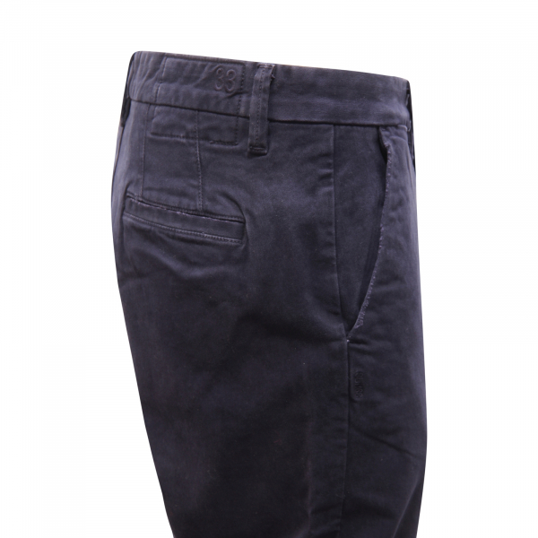 L3991 PANTALONE UOMO SUN 68 MAN HEAVY COTTON TROUSERS BLUE