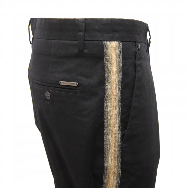 L4108 PANTALONE UOMO MESSAGERIE MAN TROUSERS BLACK