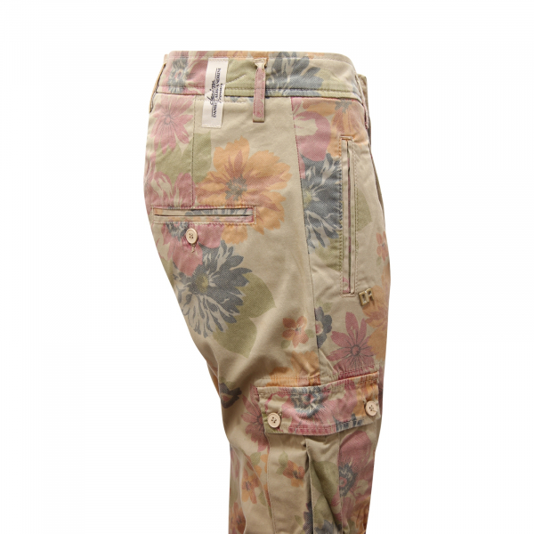 L4175 PANTALONE CARGO UOMO DANIELE ALESSANDRINI BLUE LABEL MAN TROUSERS