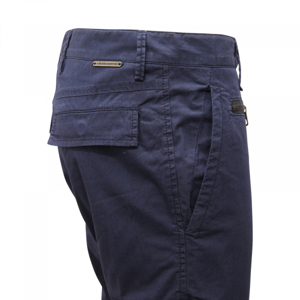 L4230 PANTALONE UOMO MESSAGERIE MAN TROUSERS BLUE