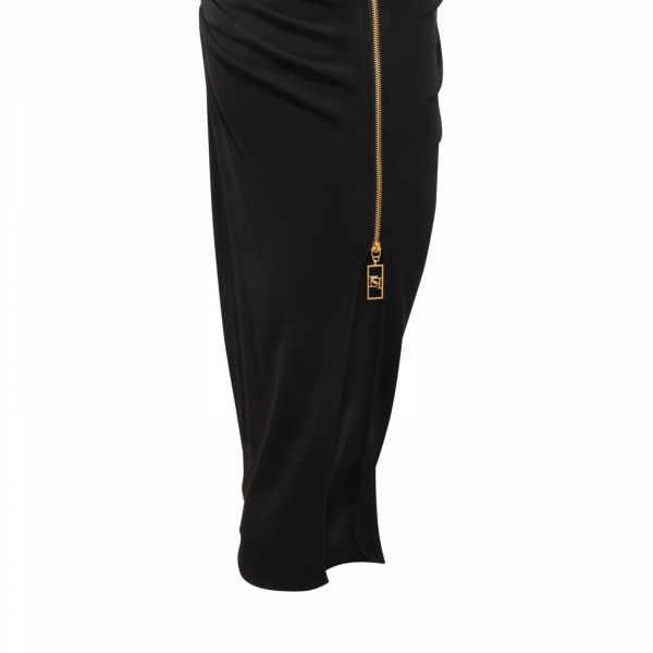 L4734 ABITO DONNA ELISABETTA FRANCHI WOMAN MANICA 3/4 JERSEY DRESS
