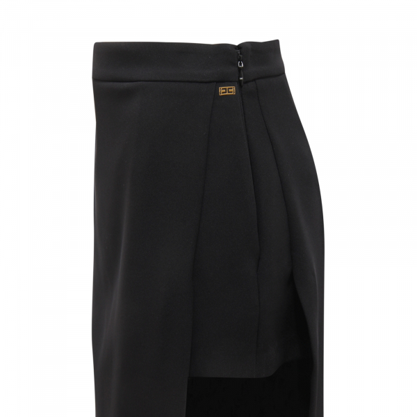 L4764 GONNA DONNA ELISABETTA FRANCHI WOMAN SKIRT SHORTS BLACK
