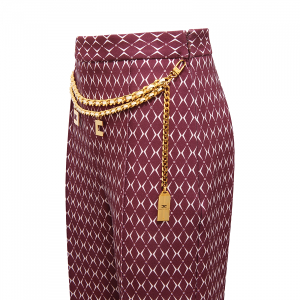 L4807 PANTALONE DONNA ELISABETTA FRANCHI WOMAN TROUSERS
