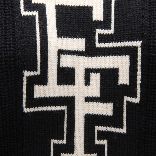 L5179 MAGLIONE DONNA ELISABETTA FRANCHI WOMAN WOOL SWEATER BLACK