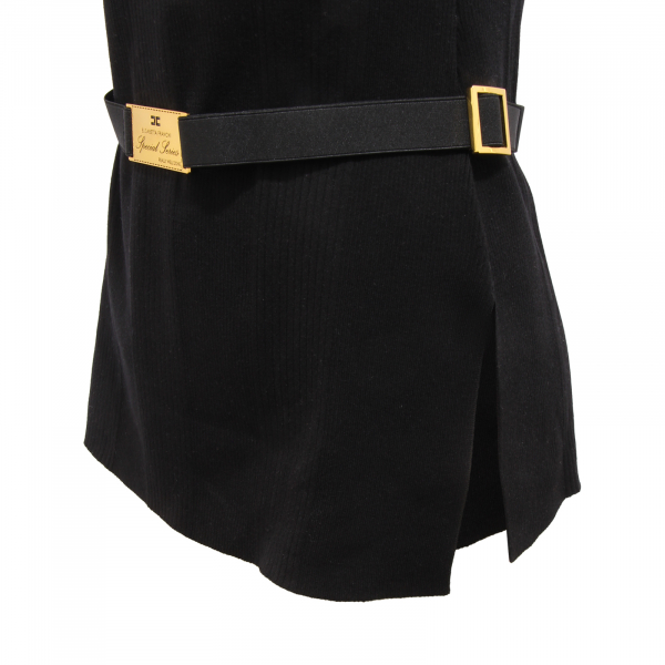 L5258 DOLCEVITA SMANICATO DONNA ELISABETTA FRANCHI WOMAN SWEATER BLACK
