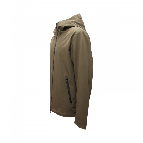 L5401 PIUMINO UOMO WOOLRICH PACIFIC SOFT SHELL MAN JACKET GREEN