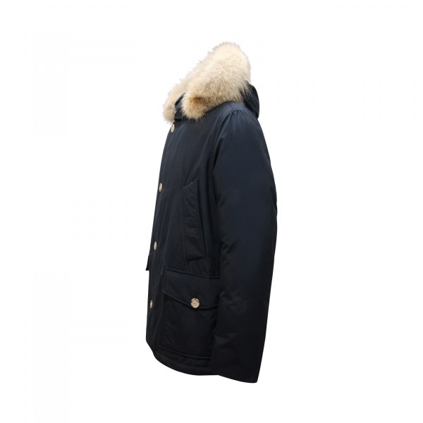 L5529 PIUMINO UOMO WOOLRICH ARCTIC DETACHABLE ANORAK MAN JACKET BLUE