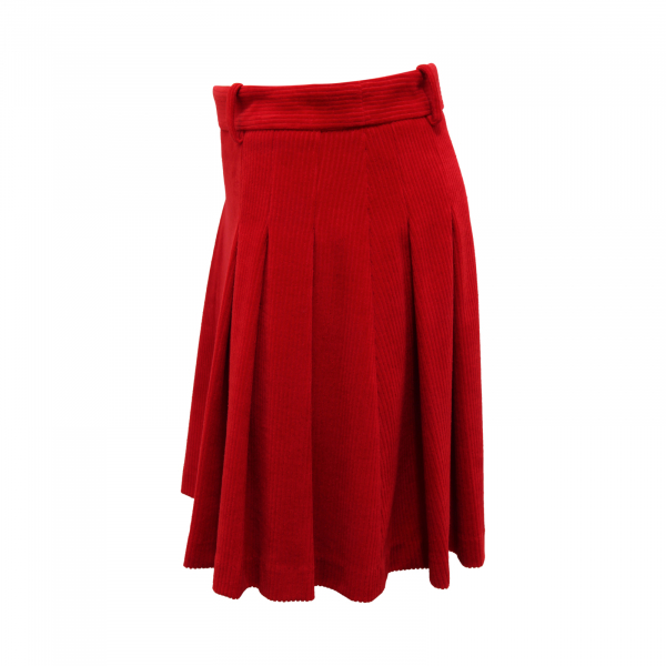 L5745 GONNA VELLUTO DONNA CIRCOLO 1901 WOMAN VELVET SKIRT