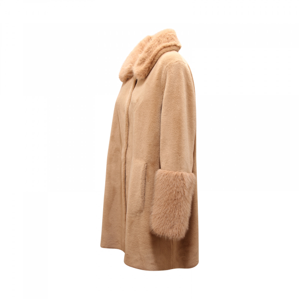 L5844 ECOPELLICCIA DONNA VIOLANTI WOMAN JACKET