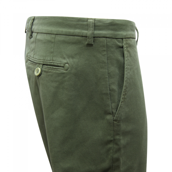L6004 PANTALONE UOMO ETRO MAN COTTON TROUSERS GREEN
