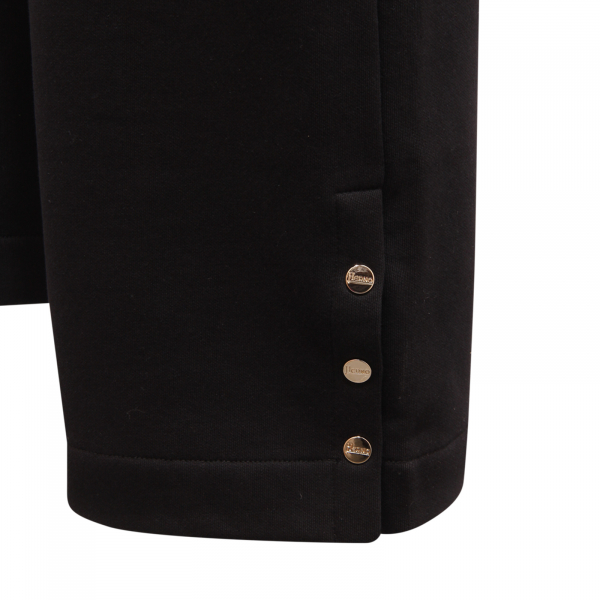 L6078 PANTALONE TUTA DONNA HERNO WOMAN SWEATPANTS BLACK