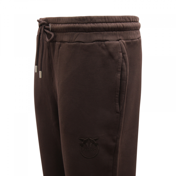 L6226 PANTALONE TUTA DONNA PINKO CARICO WOMAN SWEATPANTS BROWN