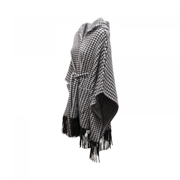 L6277 MANTELLA DONNA NO SECRETS MILANO WOMAN PONCHO  JACKET