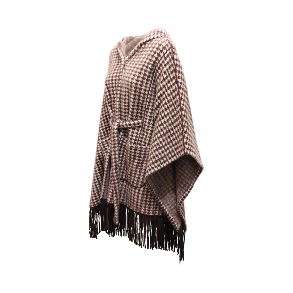 L6336 MANTELLA DONNA NO SECRETS MILANO WOMAN PONCHO JACKET