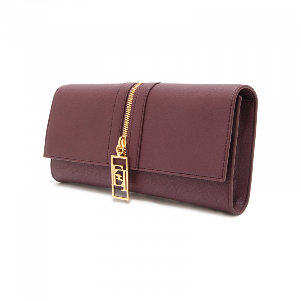 L6933 BORSA POCHETTE DONNA ELISABETTA FRANCHI WOMAN 31X15 CM VEGAN HANDBAG