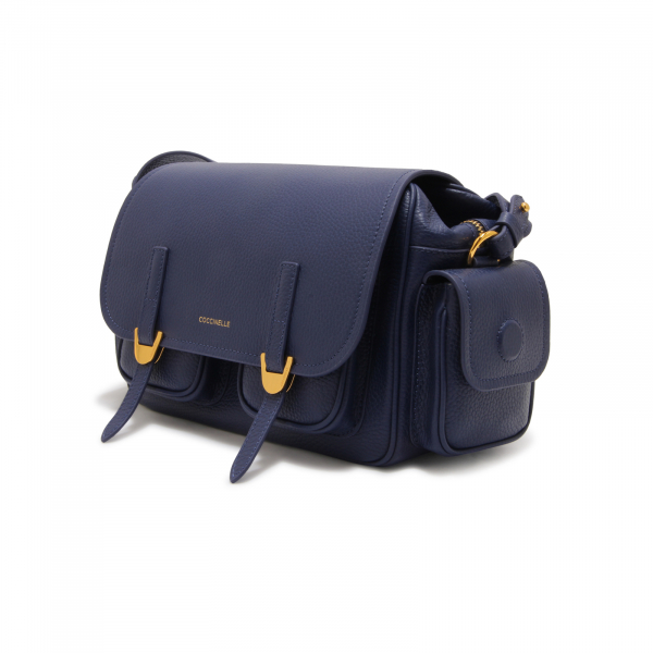 L7016 borsa donna COCCINELLE CAMPUS woman bag blue 25x18x11CM