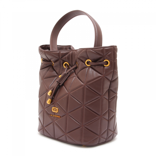 L7826 BORSA SECCHIELLO DONNA LA CARRIE GINGER BUCKET WOMAN BAG 21X25X15CM