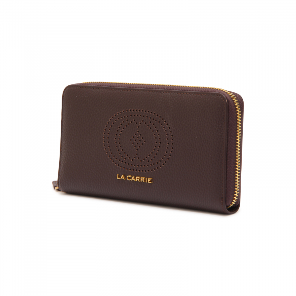 L8168 PORTAFOGLIO DONNA LA CARRIE DRILLED WOMAN WALLET BROWN 20X10X3CM