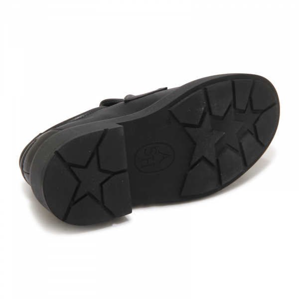 L8488 MOCASSINO DONNA ASH MIRACLE WOMAN LOAFERS BLACK