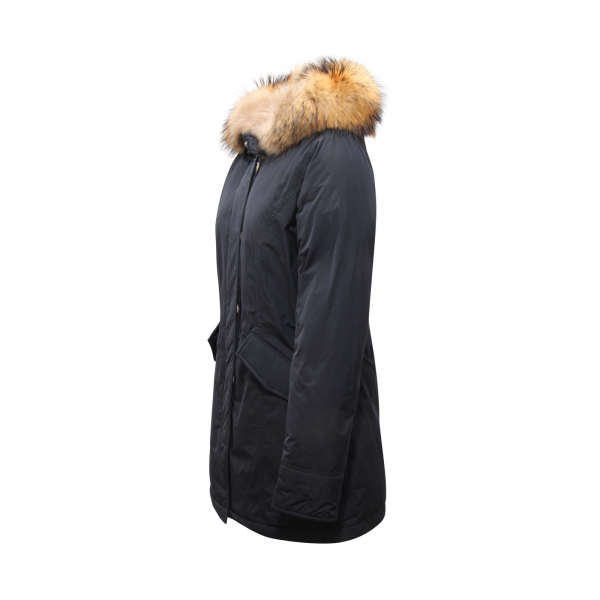 L9445 PIUMINO DONNA WOOLRICH LUXURY ARCTIC WOMAN JACKET BLUE