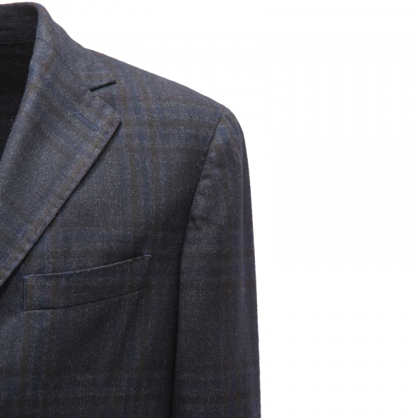 L9551 GIACCA UOMO SANTANIELLO MAN WOOL BLEND JACKET DROP 7 BLUE