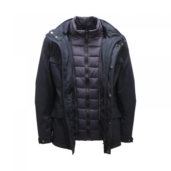 L9848 GIUBBOTTO UOMO OUT/FIT MAN PADDED JACKET BLUE