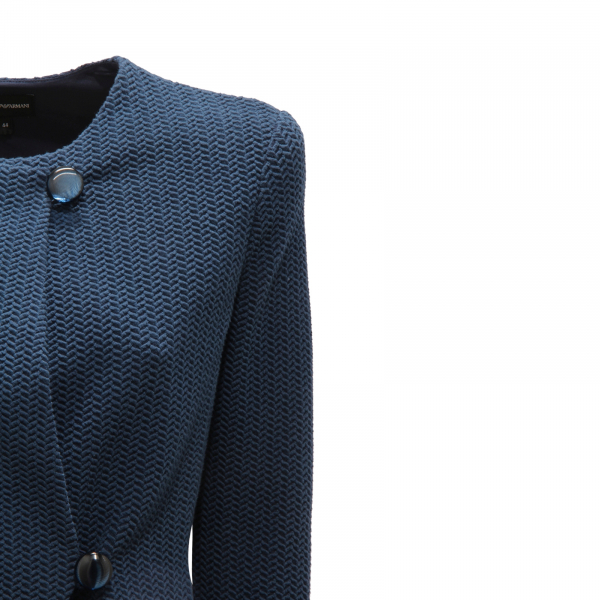 L9879 GIACCA DONNA EMPORIO ARMANI WOMAN JACKET BLUE