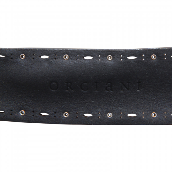 M0306 CINTURA UOMO ORCIANI MAN STUDS BELT BLACK
