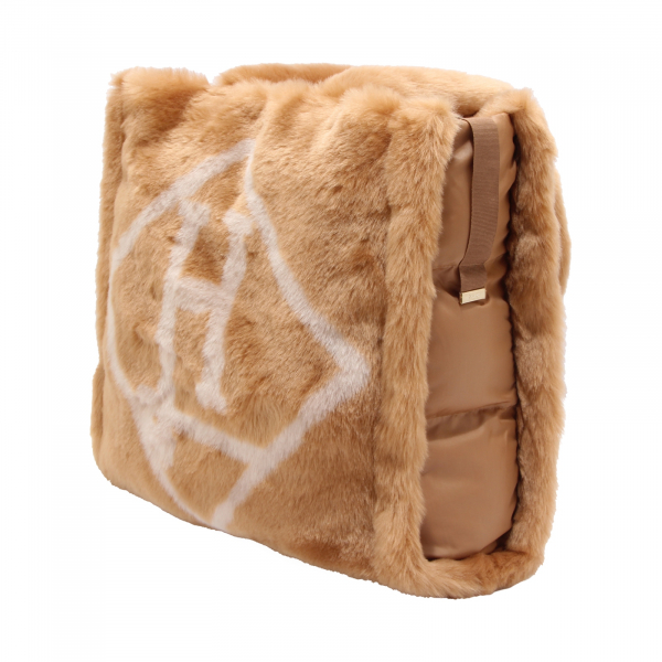 M0444 BORSA ECO-PELLICCIA DONNA HERNO WOMAN BAG 40X30 CM
