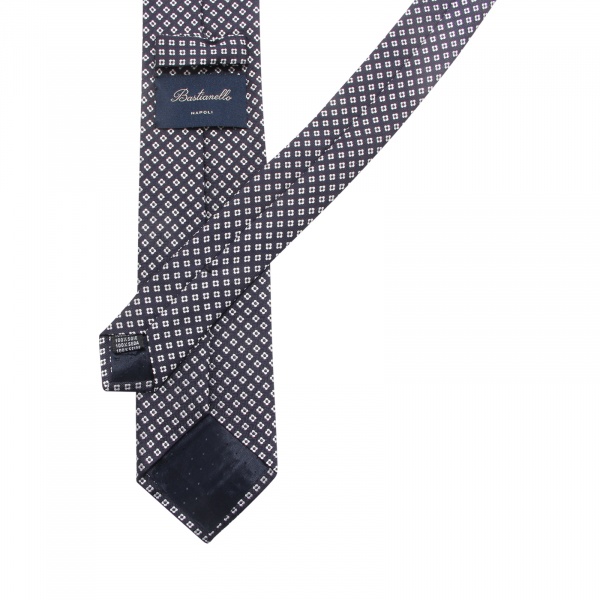 M0474 CRAVATTA UOMO BASTIANELLO MAN SILK TIE 7.5 CM