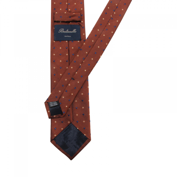 M0513 CRAVATTA UOMO BASTIANELLO MAN SILK TIE 7 CM