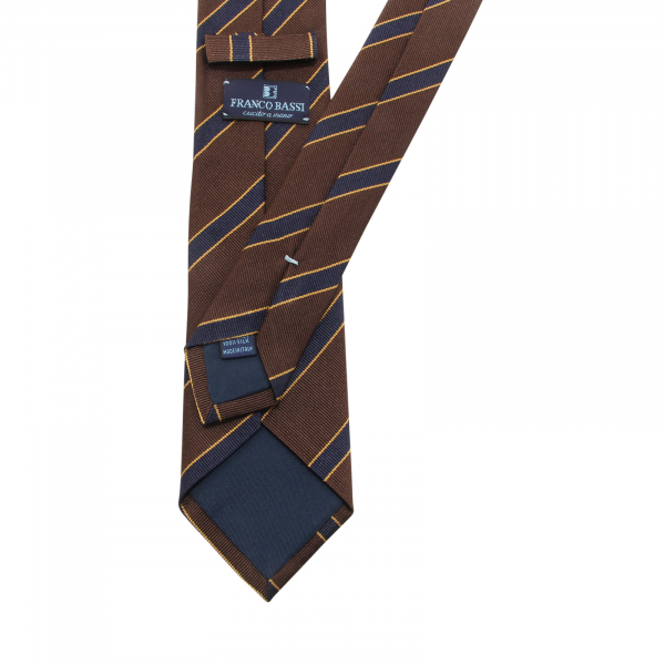 M0623 CRAVATTA UOMO FRANCO BASSI MAN SILK TIE 7.5 CM
