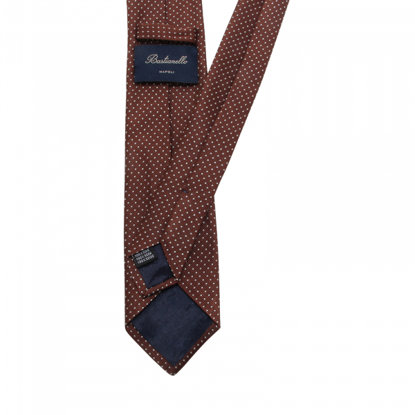 M0666 CRAVATTA UOMO BASTIANELLO MAN SILK TIE 7 CM