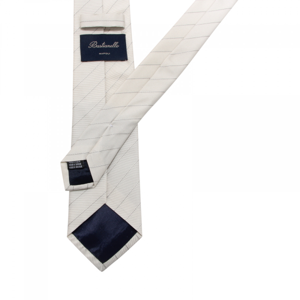 M0732 CRAVATTA UOMO BASTIANELLO MAN SILK TIE 7.5 CM