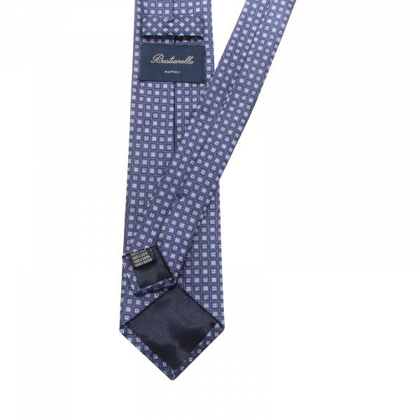 M0771 CRAVATTA UOMO BASTIANELLO MAN SILK TIE 7.5 CM